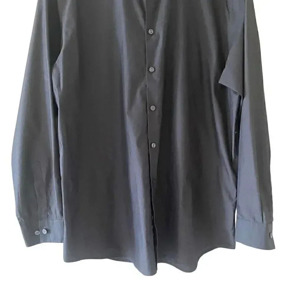 Kenneth Cole Stretch Solid Button-Down Long Sleev… - image 5
